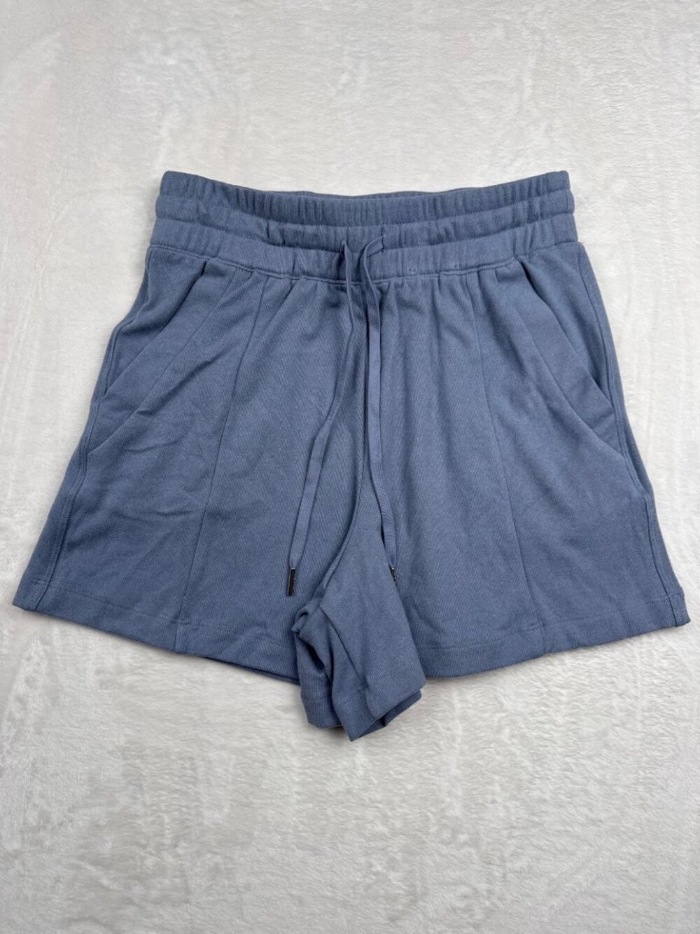 BCBG Womens Blue Drawstring Shorts XS Casual Lightweight